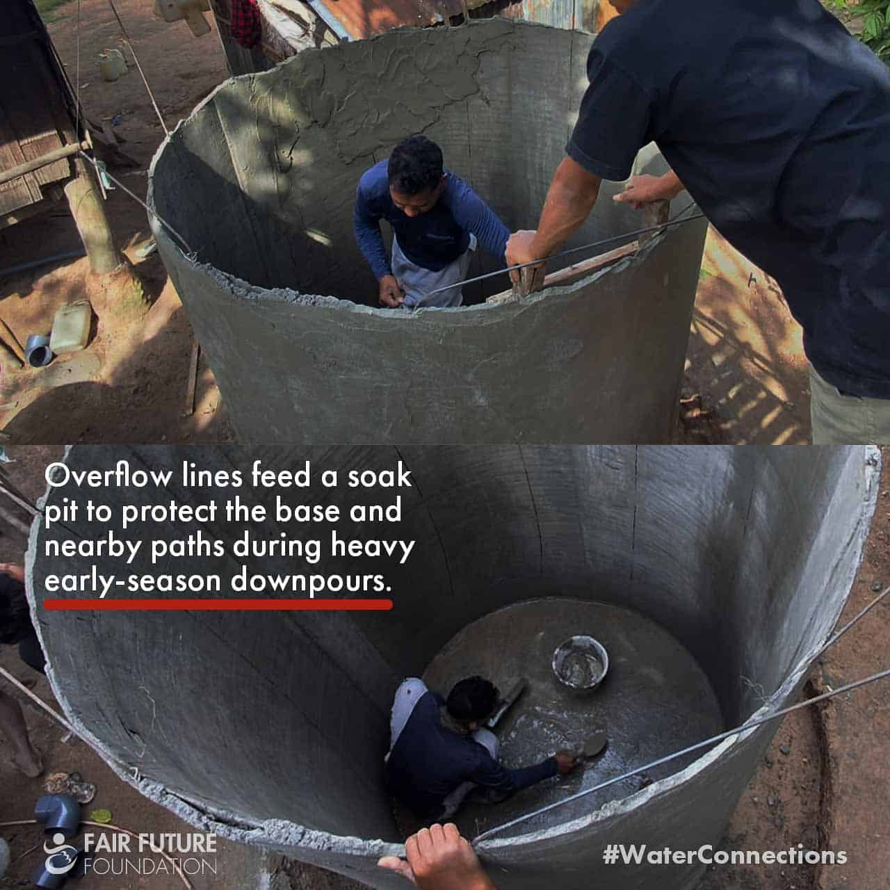 Wai La Wurung rainwater tank Hambarita