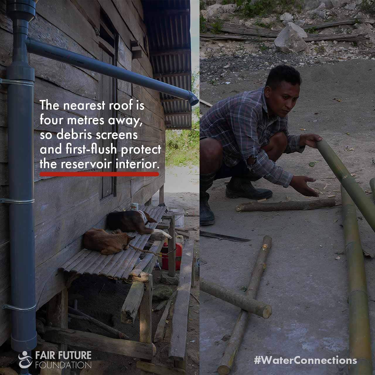 Wai Maringu rainwater tank valve test Hambarita