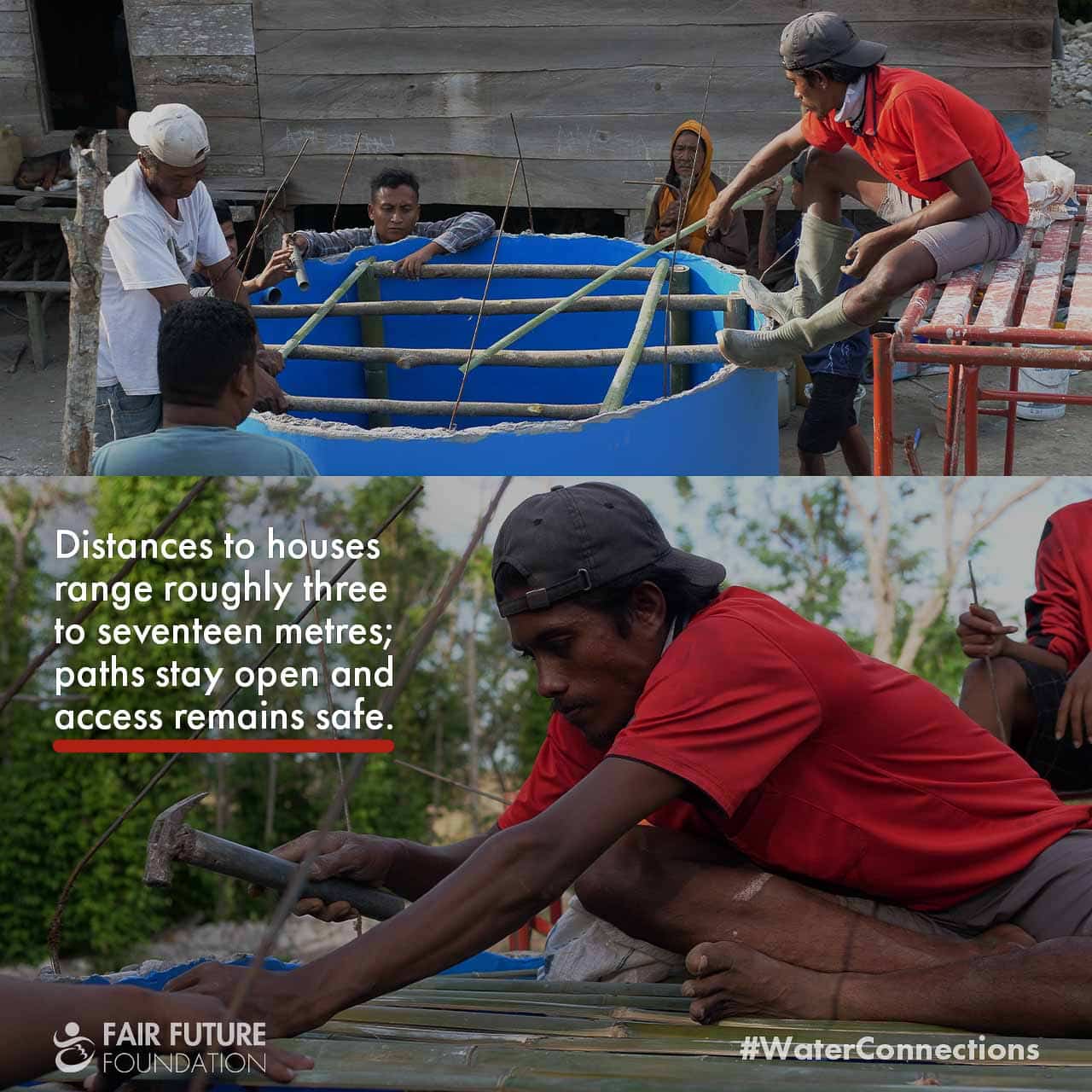 Wai Maringu rainwater tank valve test Hambarita