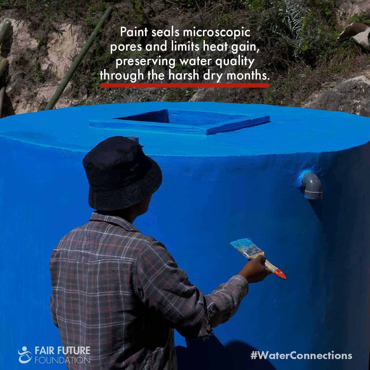 Wai Maringu rainwater tank valve test Hambarita