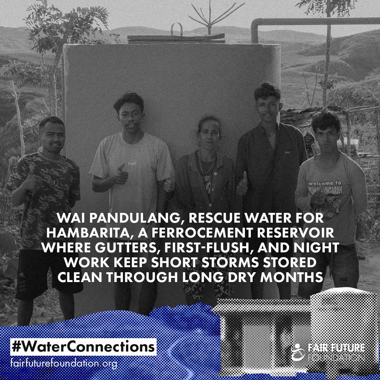 Wai Pandulang rainwater tank Hambarita