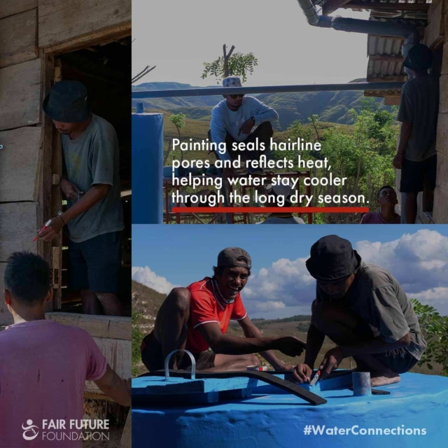 Wai Pandulang rainwater tank Hambarita