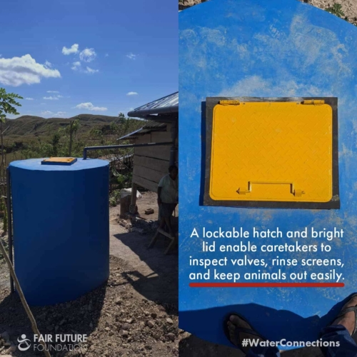 Wai Pandulang rainwater tank Hambarita Wai Pandulang rainwater tank Hambarita