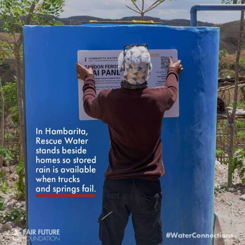 Wai Pandulang rainwater tank Hambarita Wai Pandulang rainwater tank Hambarita