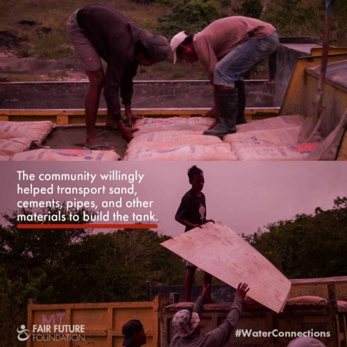 Wai Pa Luri Wangu rainwater tank build