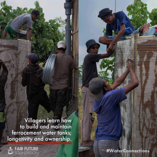 Wai Pa Luri Wangu rainwater tank build