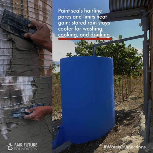 Wai Pa Luri Wangu rainwater tank build