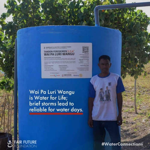 Wai Pa Luri Wangu rainwater tank build