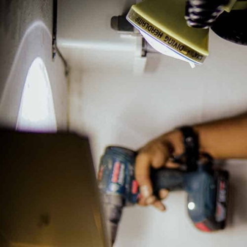 SDN Mbajik solar install – East Sumba Haray school with solar panels and battery–inverter – solar electrification SDN Mbajik