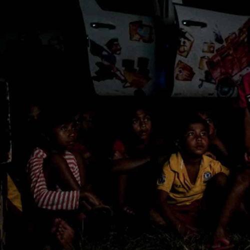 SDN Mbajik solar install – East Sumba Haray school with solar panels and battery–inverter – solar electrification SDN Mbajik