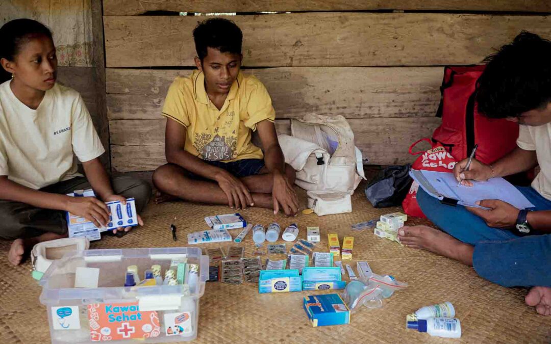 Kawan Sehat health Agent day in Lahiru village Indonesia