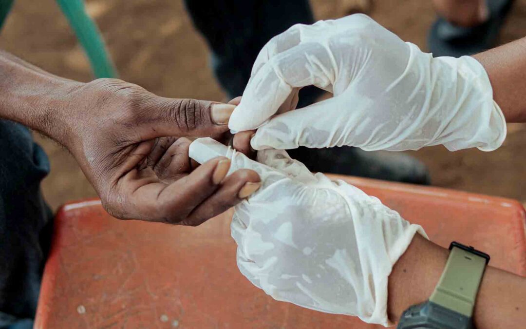 HIV prevention poster campaign in rural Indonesia health