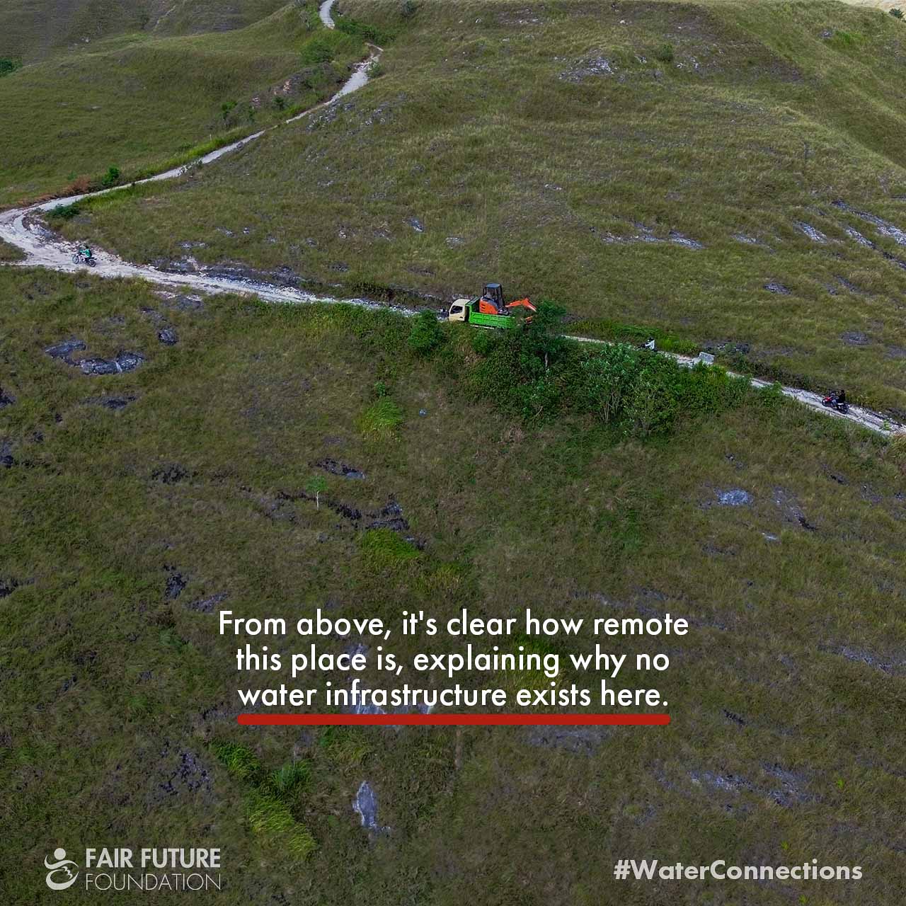 Laindatang clean water reservoir construction