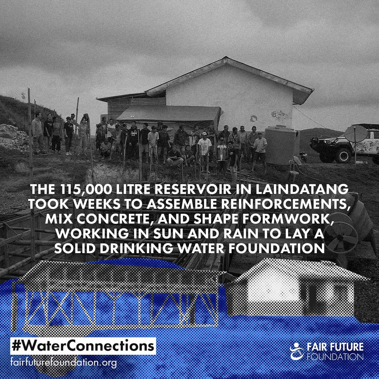 Laindatang reservoir construction phase