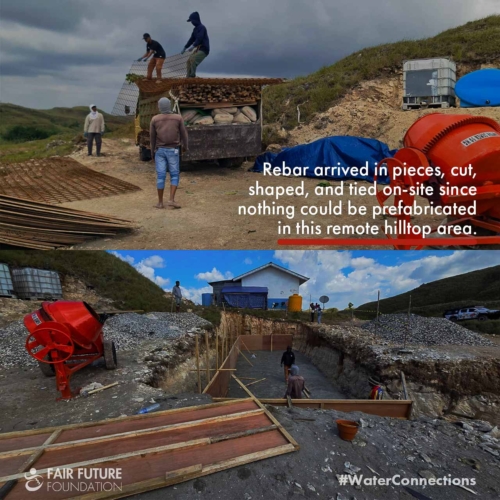 Laindatang reservoir construction phase Laindatang reservoir construction phase