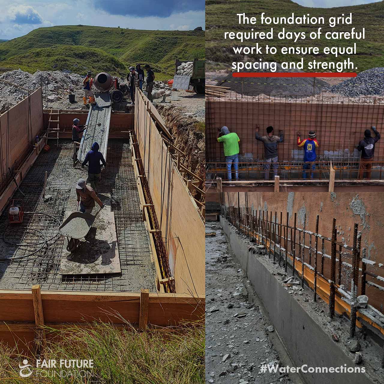 Laindatang reservoir construction phase