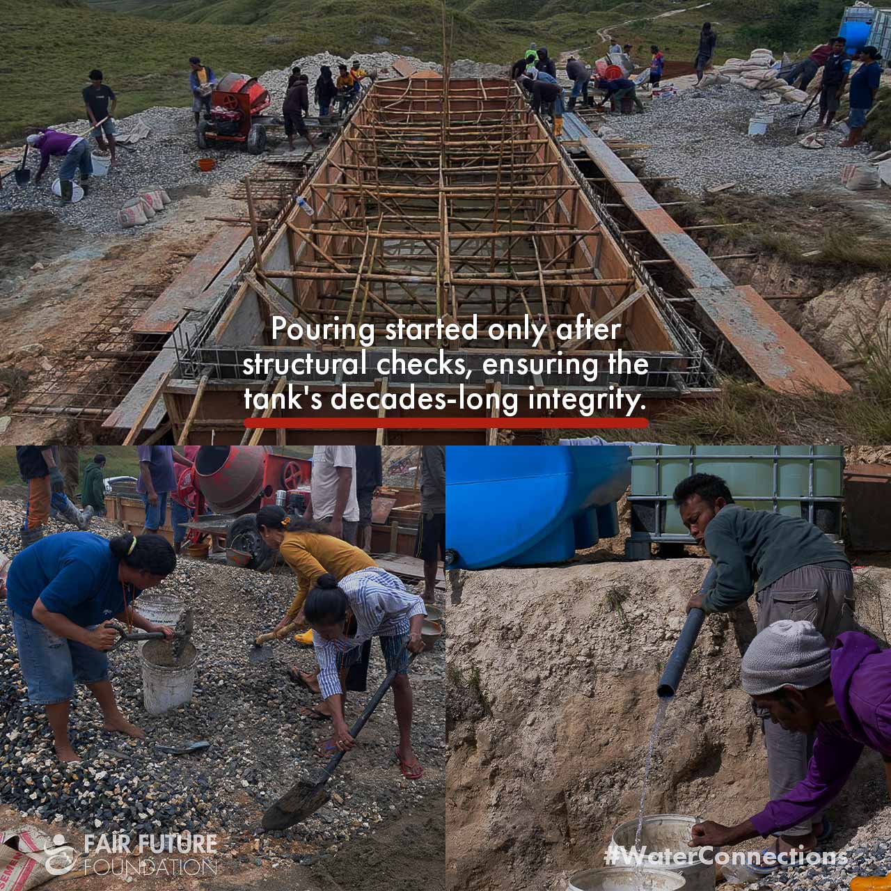 Laindatang reservoir construction phase