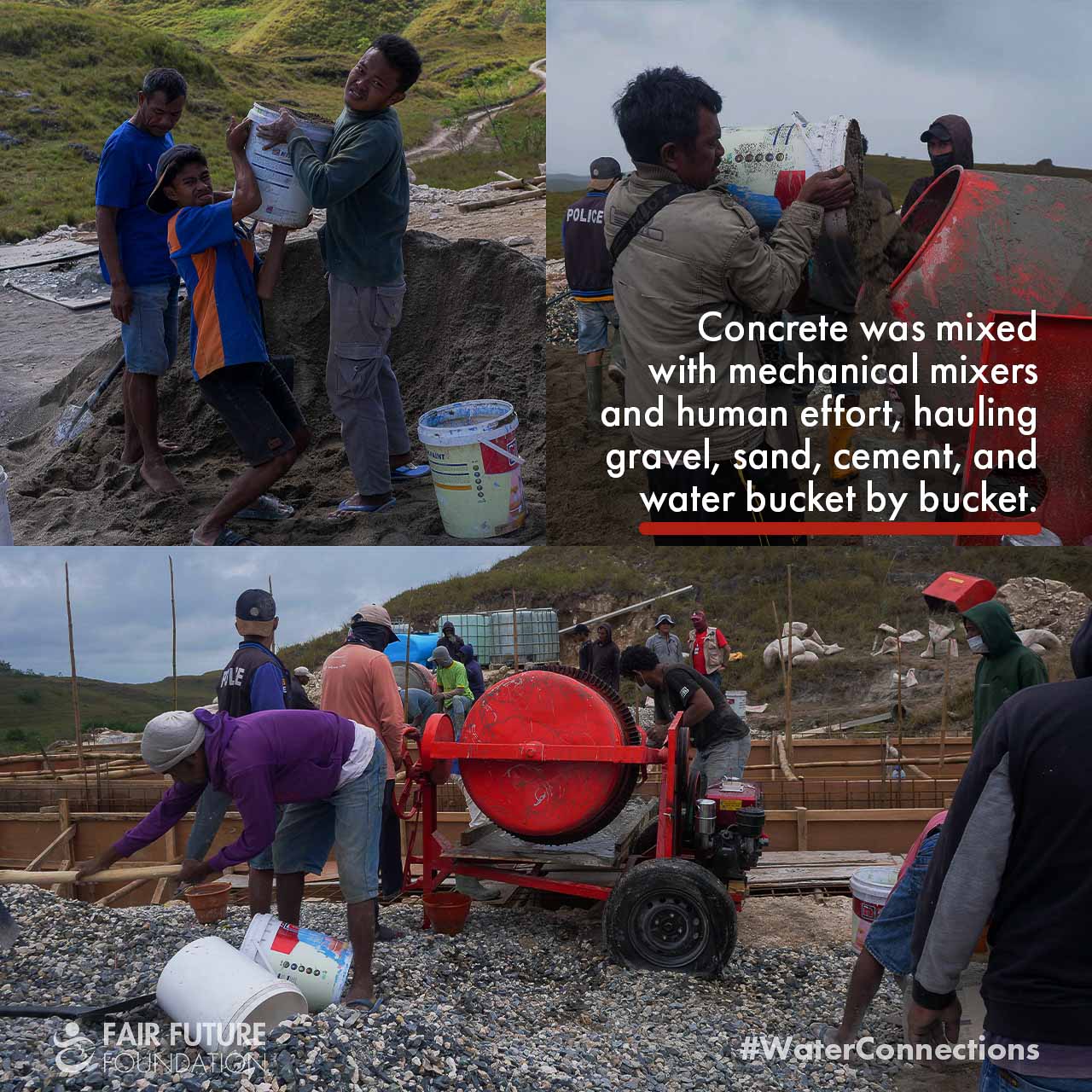 Laindatang reservoir construction phase