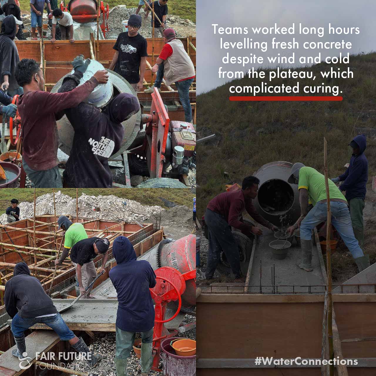 Laindatang reservoir construction phase