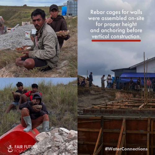 Laindatang reservoir construction phase Laindatang reservoir construction phase