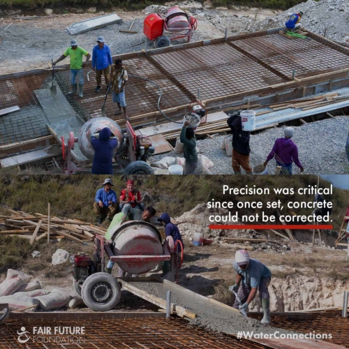 Laindatang reservoir construction phase Laindatang reservoir construction phase