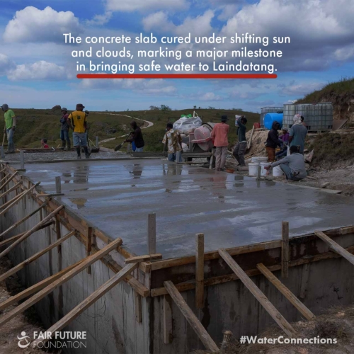 Laindatang reservoir construction phase Laindatang reservoir construction phase