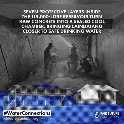 Laindatang reservoir blue layer Laindatang reservoir blue layer