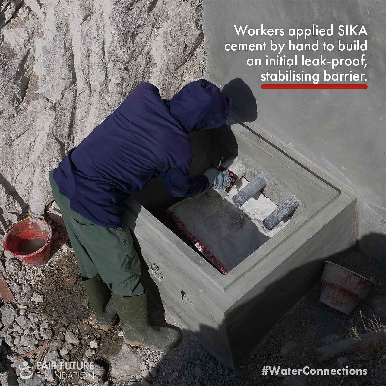 Laindatang reservoir blue layer