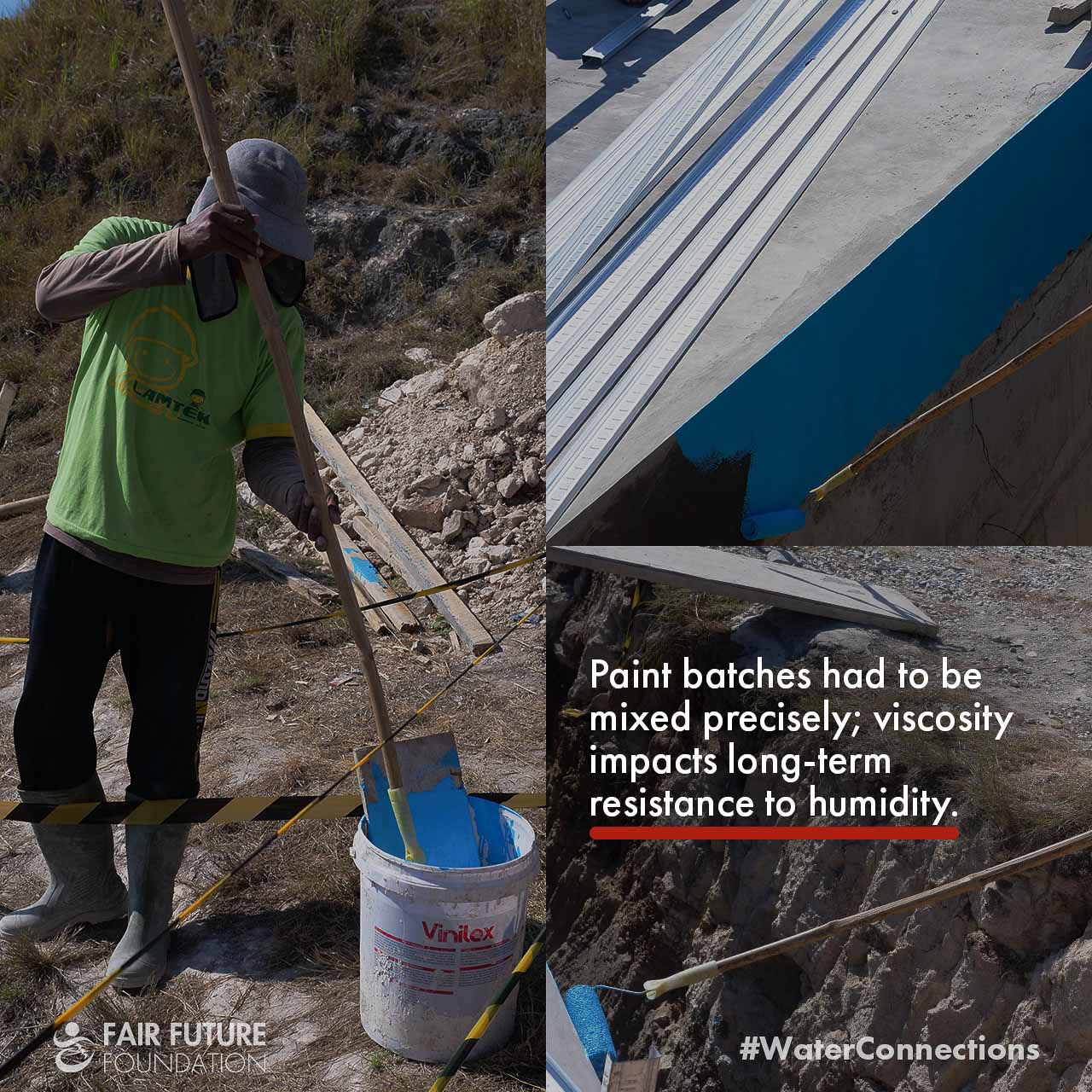 Laindatang reservoir blue layer