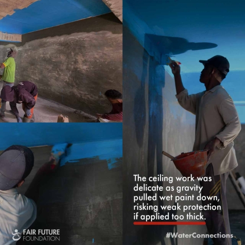 Laindatang reservoir blue layer Laindatang reservoir blue layer