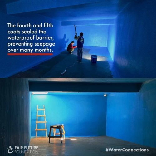 Laindatang reservoir blue layer Laindatang reservoir blue layer