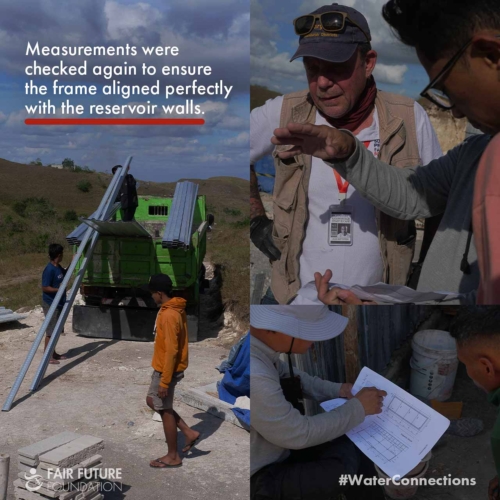 Clean water reservoir roof Laindatang