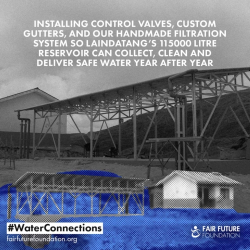 Laindatang reservoir filtration installation