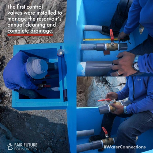 Laindatang reservoir filtration installation