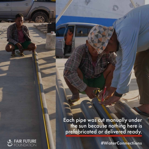 Laindatang reservoir filtration installation