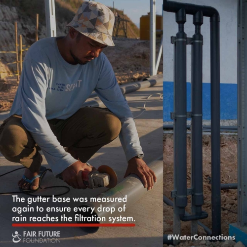 Laindatang reservoir filtration installation