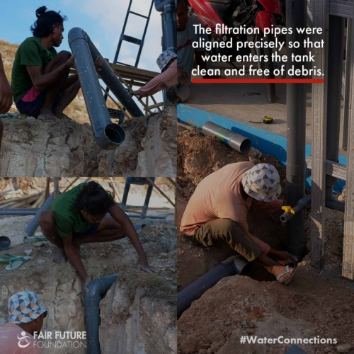 Laindatang reservoir filtration installation