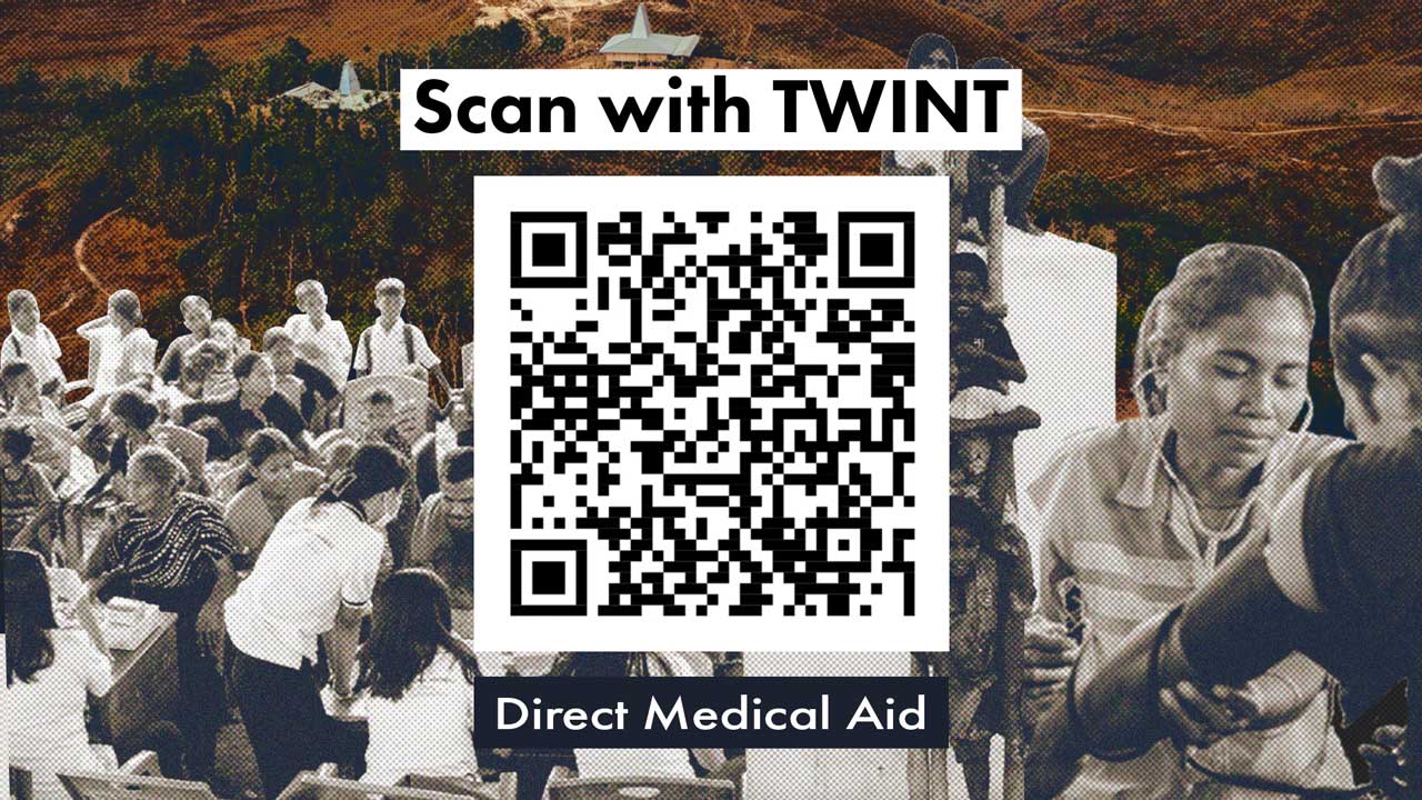 TWINT QR code supporting direct medical aid in ultra-rural regions without access to healthcare
