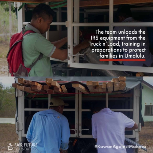 IRS malaria preparation East Sumba IRS malaria preparation East Sumba