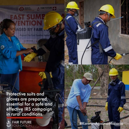 IRS malaria preparation East Sumba IRS malaria preparation East Sumba