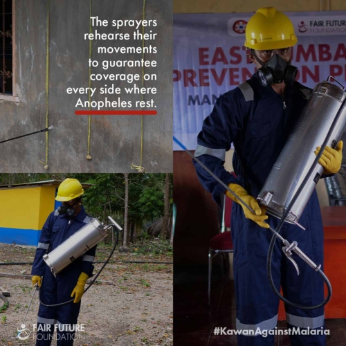 IRS malaria preparation East Sumba IRS malaria preparation East Sumba