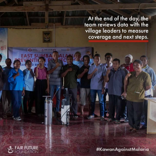 IRS malaria preparation East Sumba IRS malaria preparation East Sumba