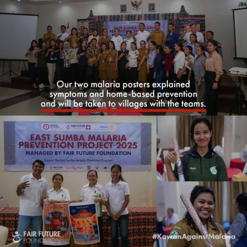 Day 1 - Malaria microscopy training in East Sumba