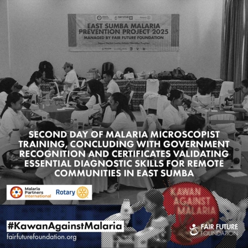 Day 2 - Malaria microscopy training East Sumba