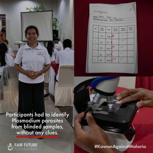 Day 2 - Malaria microscopy training East Sumba