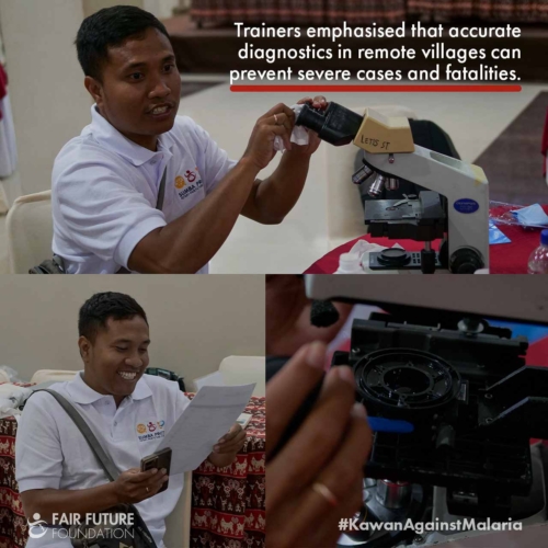 Day 2 - Malaria microscopy training East Sumba