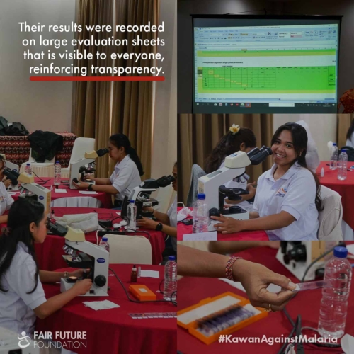 Day 2 - Malaria microscopy training East Sumba