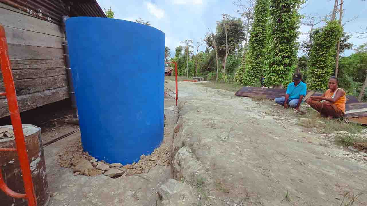 Ferrocement Water Reservoirs in Hambarita » The Fair Future Foundation Ferrocement water reservoirs supplying clean water in Hambarita village