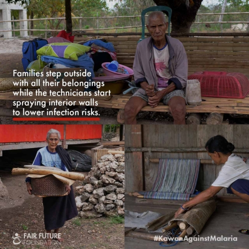 Malaria IRS field spraying