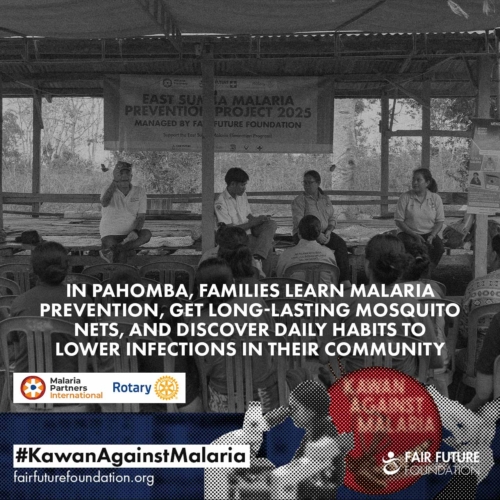 Malaria prevention education Pahomba